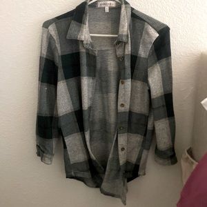 Dark green with gray flannel! from a boutique in newport beach